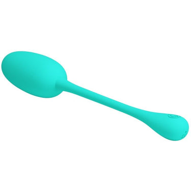 Uovo Vibrante in Silicone con 12 Vibrazioni Personalizzabili Verde Acqua